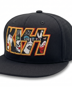 Alternative view of Gorra KISS Logo Caras Bordado 3D